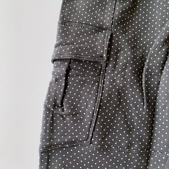 NWT Tea Collection Girl Pin Dot French Terry Cargo Pants 10 Years - Picture 4 of 15